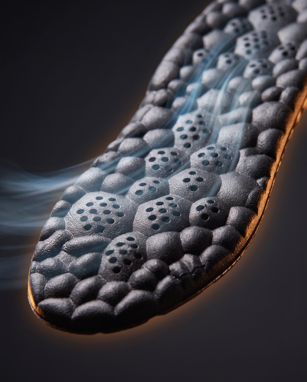 SoleRevive breathable airflow through honeycomb
